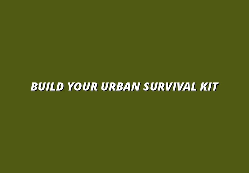 How to Build a Multi-Purpose Urban Survival Kit: Step-by-Step Guide for Beginners